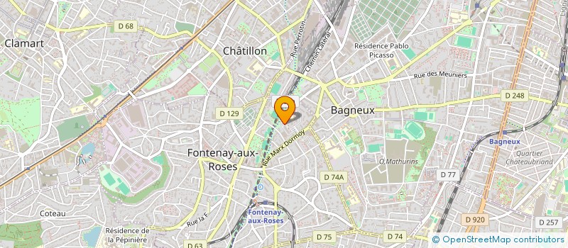 localisation de l'entreprise MONSIEUR CHRISTOPHE MEYNIAL à FONTENAY-AUX-ROSES