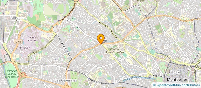 localisation de l'entreprise MONSIEUR CHRISTOPHE MEYNIER à MONTPELLIER
