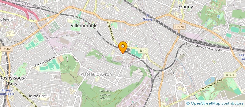 localisation de l'entreprise MONSIEUR CHRISTOPHE MHARZI  VILLEMOMBLE
