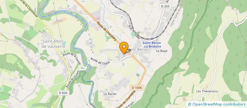 localisation de l'entreprise MONSIEUR CHRISTOPHE MICHAL  SAINT-BERON