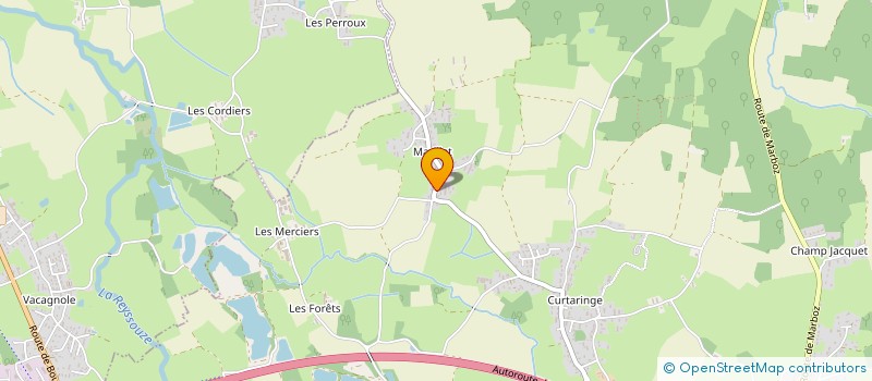 localisation de l'entreprise MONSIEUR CHRISTOPHE MICHAUD  VIRIAT