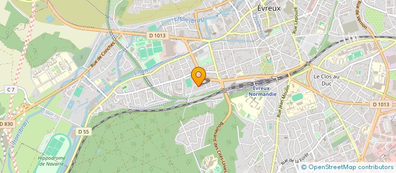 localisation de l'entreprise MONSIEUR CHRISTOPHE MICHAUD  EVREUX