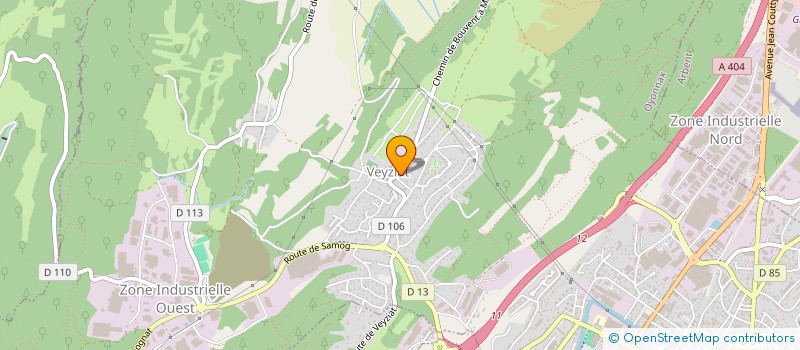 localisation de l'entreprise MONSIEUR CHRISTOPHE MICHEL à OYONNAX