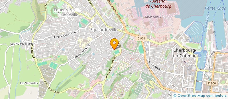 localisation de l'entreprise MONSIEUR CHRISTOPHE MICHEL  CHERBOURG-EN-COTENTIN