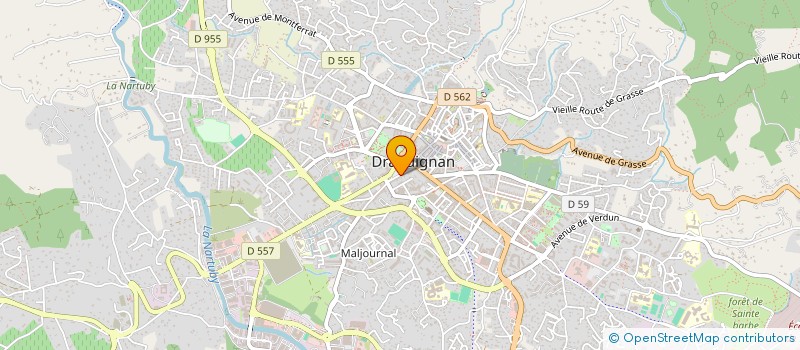 localisation de l'entreprise MONSIEUR CHRISTOPHE MICHEL SCHULLER  DRAGUIGNAN