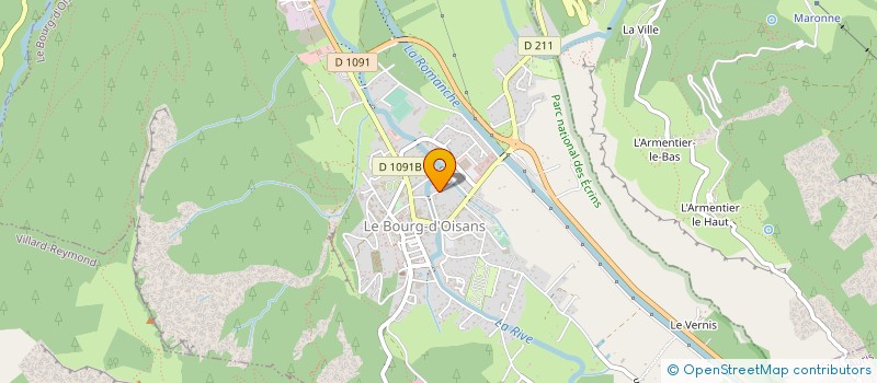 localisation de l'entreprise MONSIEUR CHRISTOPHE MICOLOD  LE BOURG D'OISANS