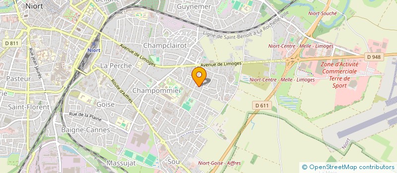 localisation de l'entreprise MONSIEUR CHRISTOPHE MIGNE  NIORT