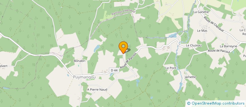 localisation de l'entreprise MONSIEUR CHRISTOPHE MIGNON  LA JEMAYE-PONTEYRAUD