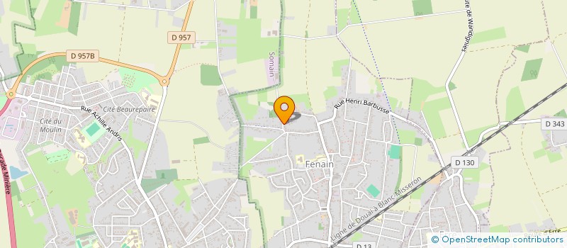 localisation de l'entreprise MONSIEUR CHRISTOPHE MIKOLAJCZAK  FENAIN