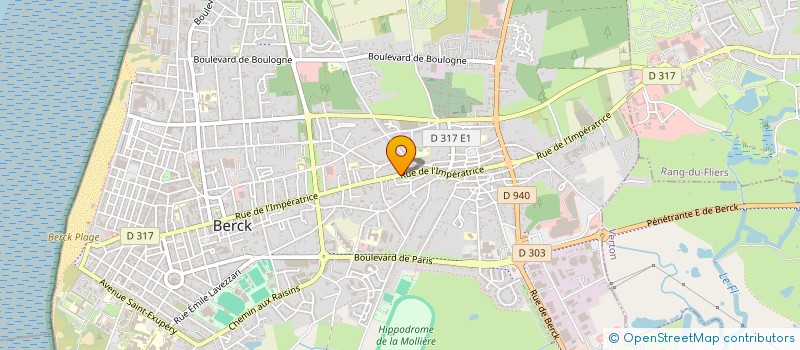 localisation de l'entreprise MONSIEUR CHRISTOPHE MILLE  BERCK