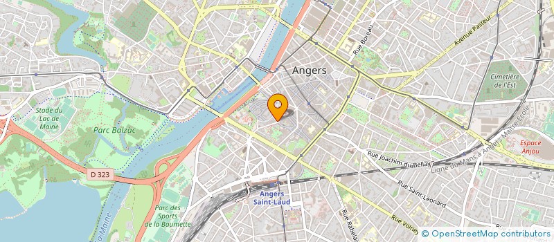 localisation de l'entreprise MONSIEUR CHRISTOPHE MILLET à ANGERS