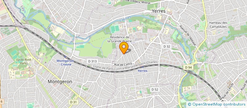 localisation de l'entreprise MONSIEUR CHRISTOPHE MILLIAT  YERRES