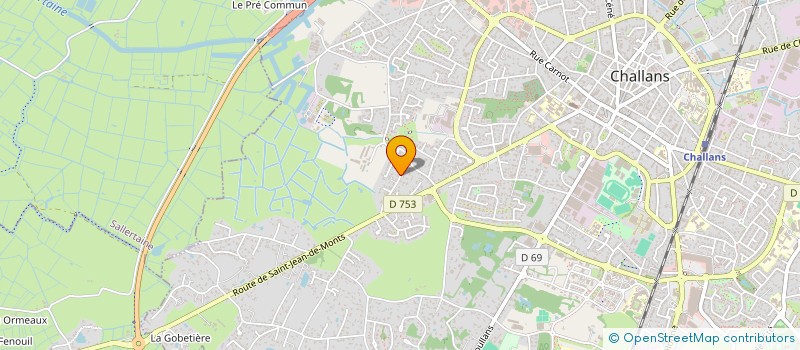 localisation de l'entreprise MONSIEUR CHRISTOPHE MILLON à CHALLANS