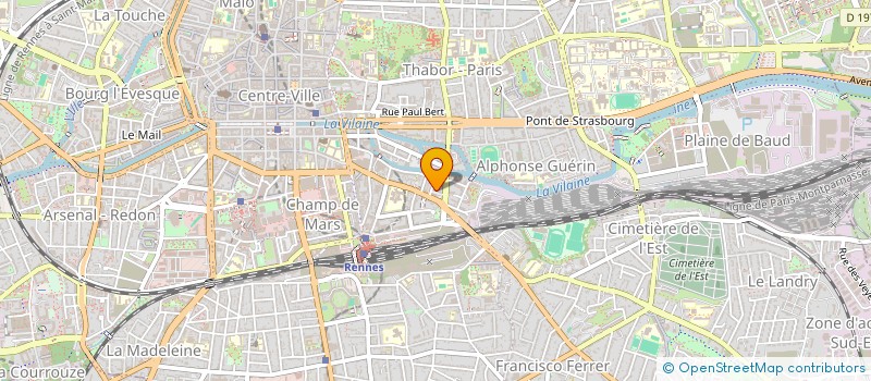 localisation de l'entreprise MONSIEUR CHRISTOPHE MILLOT  RENNES