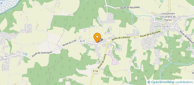 localisation de l'entreprise MONSIEUR CHRISTOPHE MILOU  TOSSE