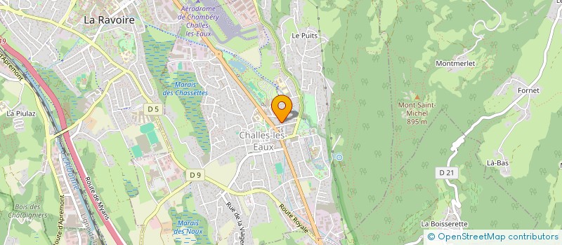 localisation de l'entreprise MONSIEUR CHRISTOPHE MIOTTO  CHALLES-LES-EAUX