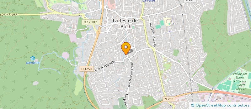 localisation de l'entreprise MONSIEUR CHRISTOPHE MIRAC à LA TESTE-DE-BUCH