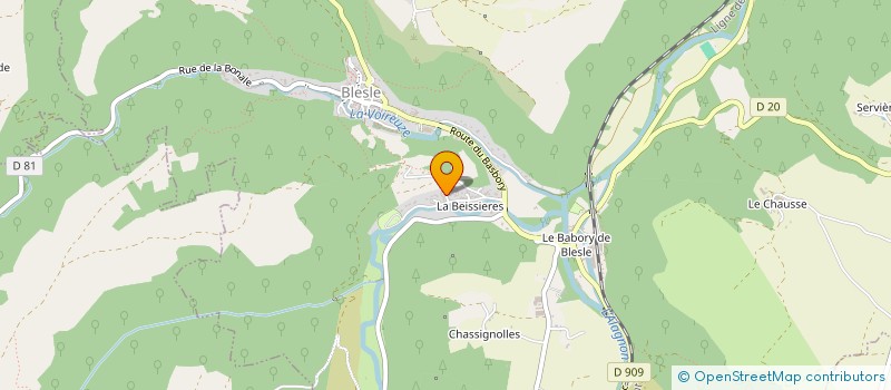 localisation de l'entreprise MONSIEUR CHRISTOPHE MIRAND  SAINT-ETIENNE-SUR-BLESLE