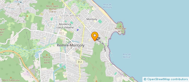 localisation de l'entreprise MONSIEUR CHRISTOPHE MIRVAL  REMIRE MONTJOLY