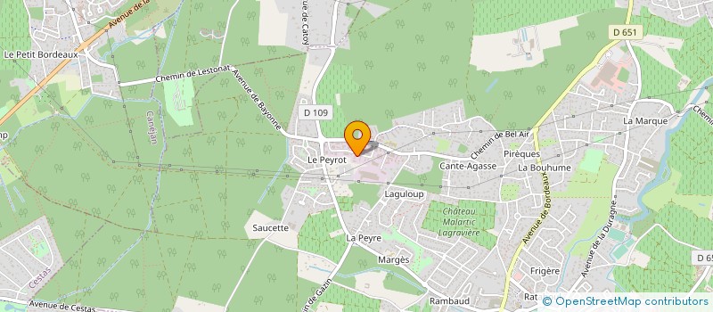 localisation de l'entreprise MONSIEUR CHRISTOPHE MITTON  LEOGNAN