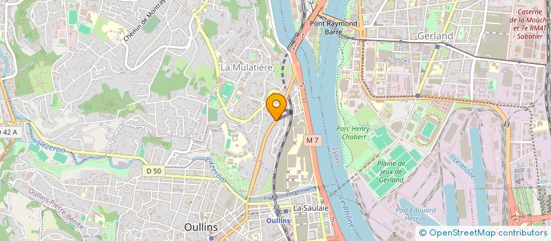 localisation de l'entreprise MONSIEUR CHRISTOPHE MLIK  LA MULATIERE