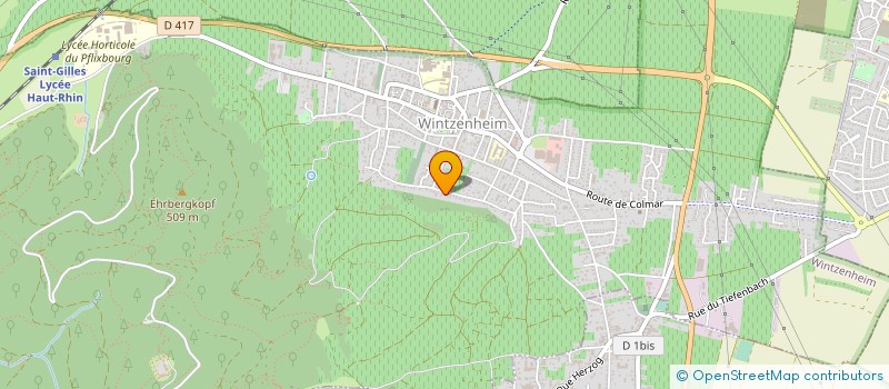 localisation de l'entreprise MONSIEUR CHRISTOPHE MOELLINGER  WETTOLSHEIM