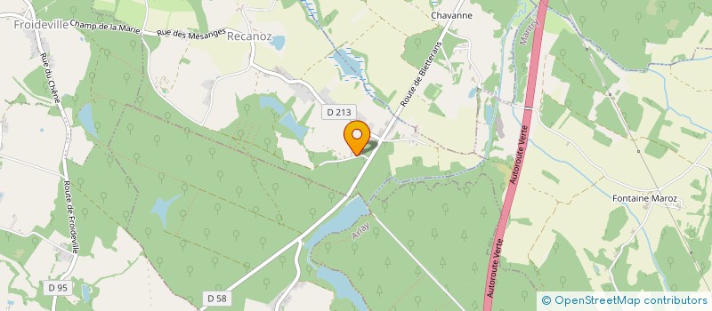 localisation de l'entreprise MONSIEUR CHRISTOPHE MOINE  SELLIERES