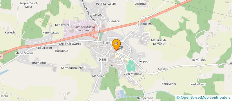 localisation de l'entreprise MONSIEUR CHRISTOPHE MOINET  LANGUIDIC