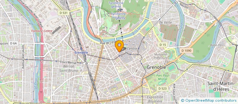 localisation de l'entreprise MONSIEUR CHRISTOPHE MOLINA à GRENOBLE