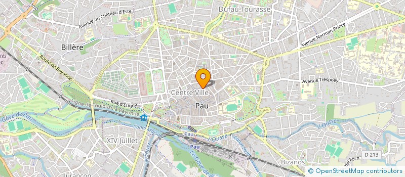 localisation de l'entreprise MONSIEUR CHRISTOPHE MOLINARY à PAU