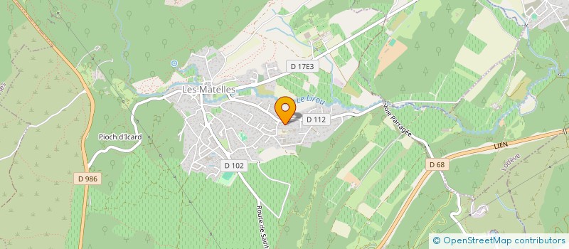 localisation de l'entreprise MONSIEUR CHRISTOPHE MOLINIER  LES MATELLES