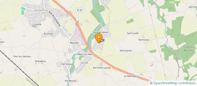 localisation de l'entreprise MONSIEUR CHRISTOPHE MOLINIER  PEDERNEC