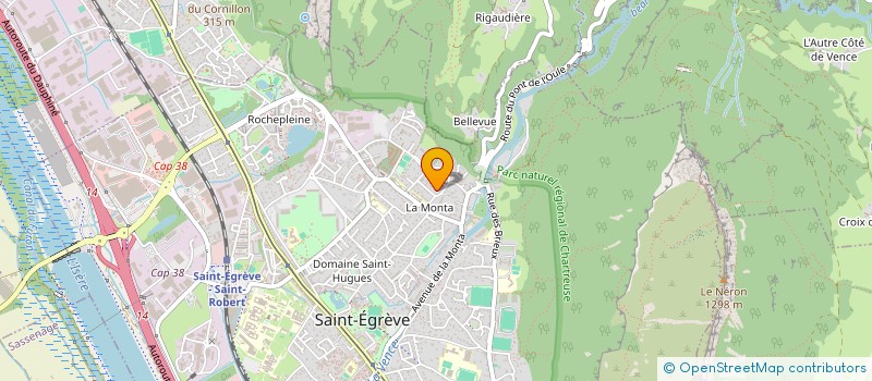 localisation de l'entreprise MONSIEUR CHRISTOPHE MOLLARD  SAINT-EGREVE