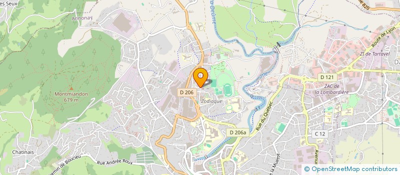 localisation de l'entreprise MONSIEUR CHRISTOPHE MOMBOBIER  ANNONAY