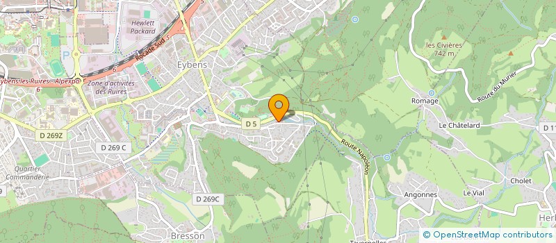 localisation de l'entreprise MONSIEUR CHRISTOPHE MONANDEROS  EYBENS