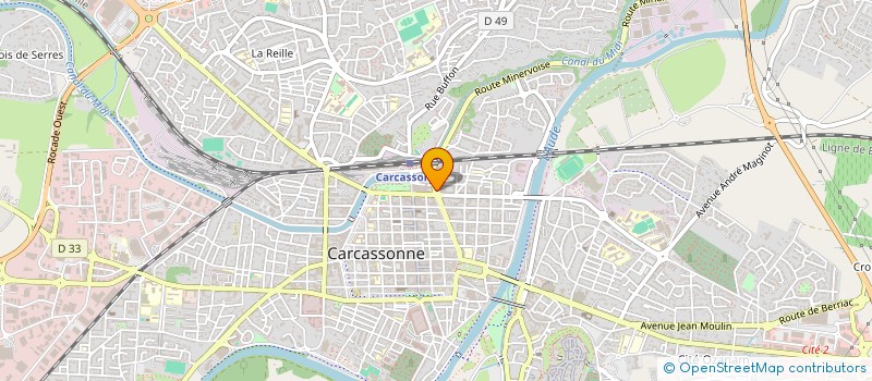 localisation de l'entreprise MONSIEUR CHRISTOPHE MONCHAUSSAT à CARCASSONNE