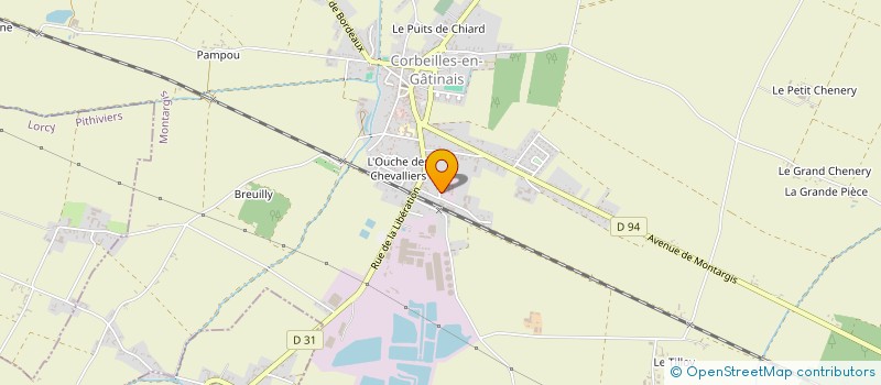 localisation de l'entreprise MONSIEUR CHRISTOPHE MONCOMBLE  CORBEILLES