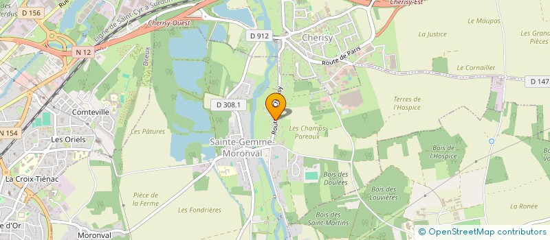 localisation de l'entreprise MONSIEUR CHRISTOPHE MONFORT à SAINTE-GEMME-MORONVAL