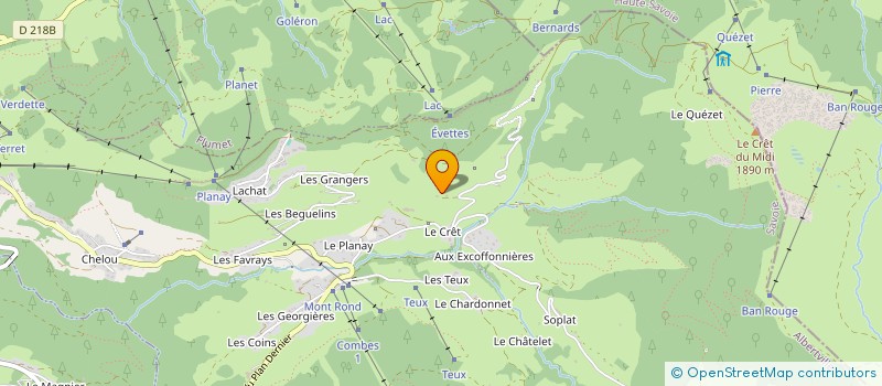 localisation de l'entreprise MONSIEUR CHRISTOPHE MONGELLAZ  SAINT-NICOLAS-LA-CHAPELLE