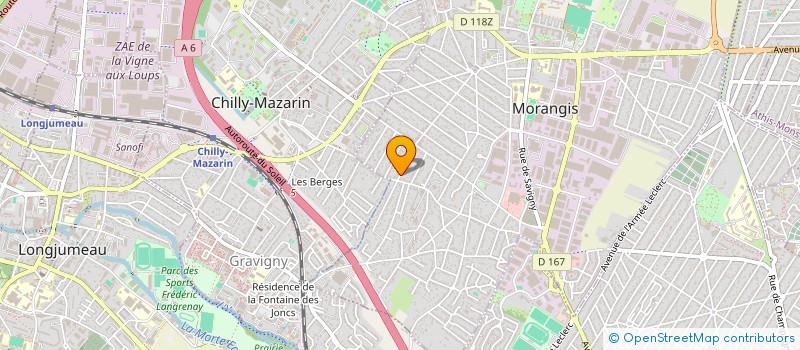 localisation de l'entreprise MONSIEUR CHRISTOPHE MONGREDIEN à MORANGIS