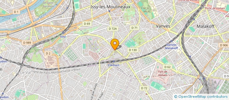 localisation de l'entreprise MONSIEUR CHRISTOPHE MONIE à ISSY-LES-MOULINEAUX