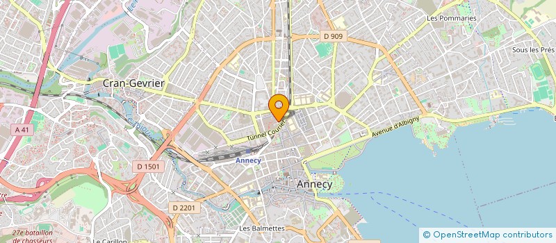 localisation de l'entreprise MONSIEUR CHRISTOPHE MONNIER à ANNECY