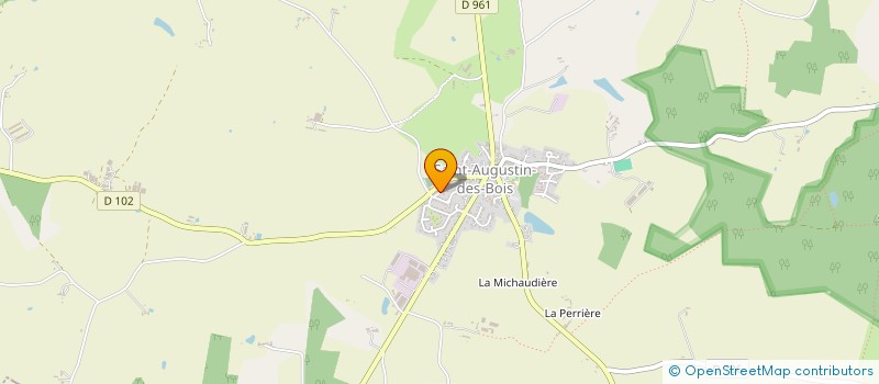 localisation de l'entreprise MONSIEUR CHRISTOPHE MONNIER  SAINT-AUGUSTIN-DES-BOIS