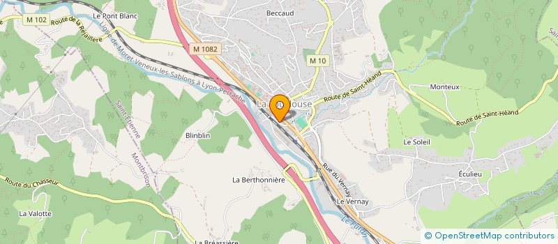 localisation de l'entreprise MONSIEUR CHRISTOPHE MONTABRUN OLLIVIER  SAINT-BONNET-LES-OULES