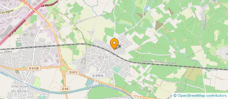 localisation de l'entreprise MONSIEUR CHRISTOPHE MONTAGNE  CERS