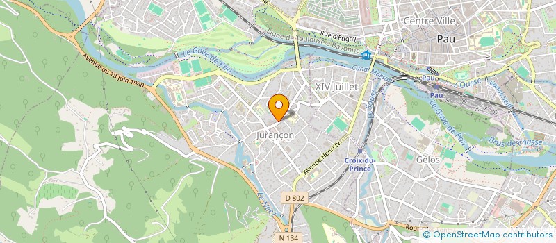 localisation de l'entreprise MONSIEUR CHRISTOPHE MONTANARI  JURANCON