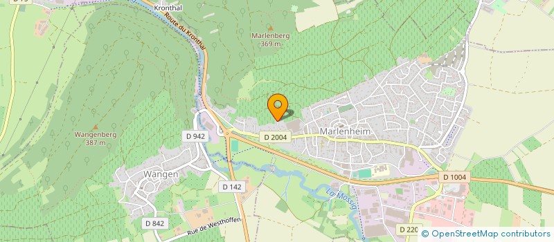 localisation de l'entreprise MONSIEUR CHRISTOPHE MONTOYA-VONFELT  MARLENHEIM