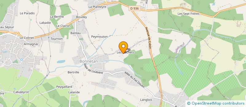 localisation de l'entreprise MONSIEUR CHRISTOPHE MOQUIN  BONNETAN