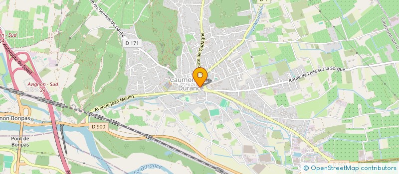 localisation de l'entreprise MONSIEUR CHRISTOPHE MORAES  CAUMONT-SUR-DURANCE