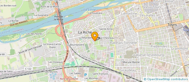 localisation de l'entreprise MONSIEUR CHRISTOPHE MORALES  LA RICHE